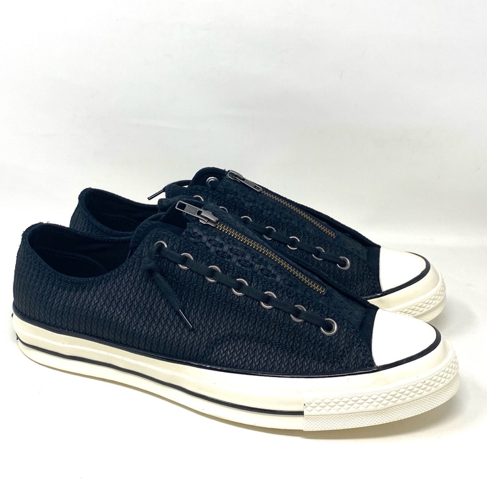 Converse 169441C Chuck 70 ZIP Low Top Black Canvas Mens Sneakers